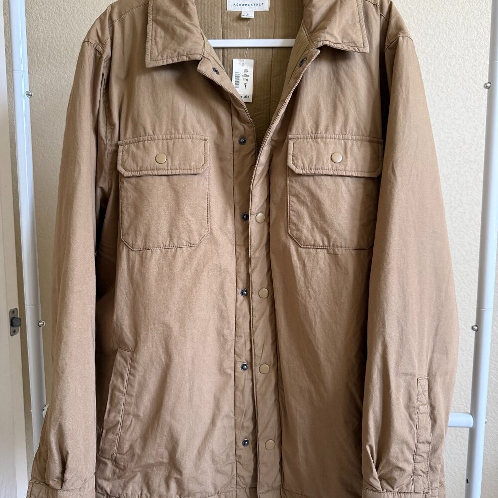 AEROPOSTALE Mens Large Khaki Color Jacket